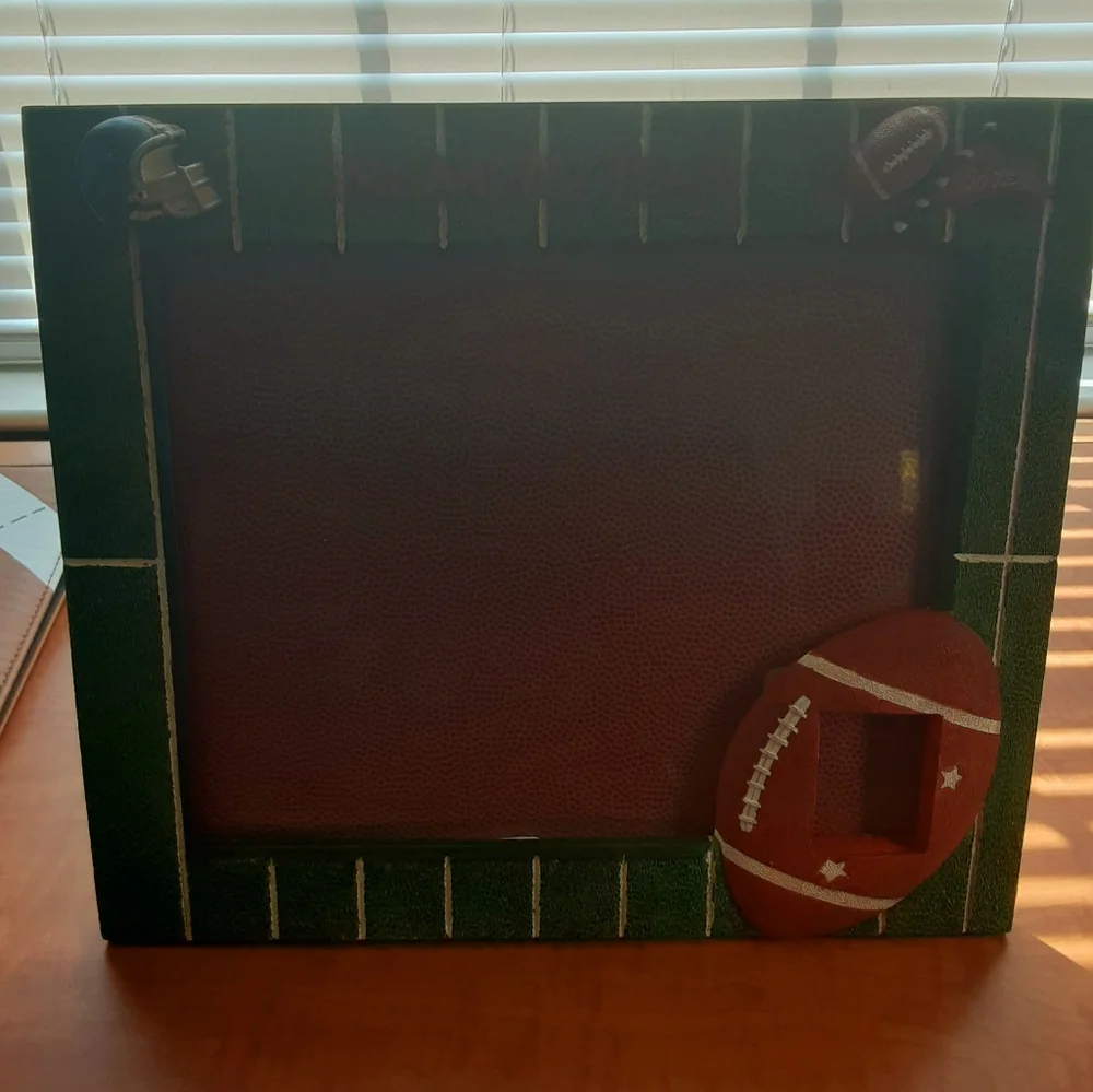 Russ Berrie & Co Football Frame & Scrapbook Bundle
